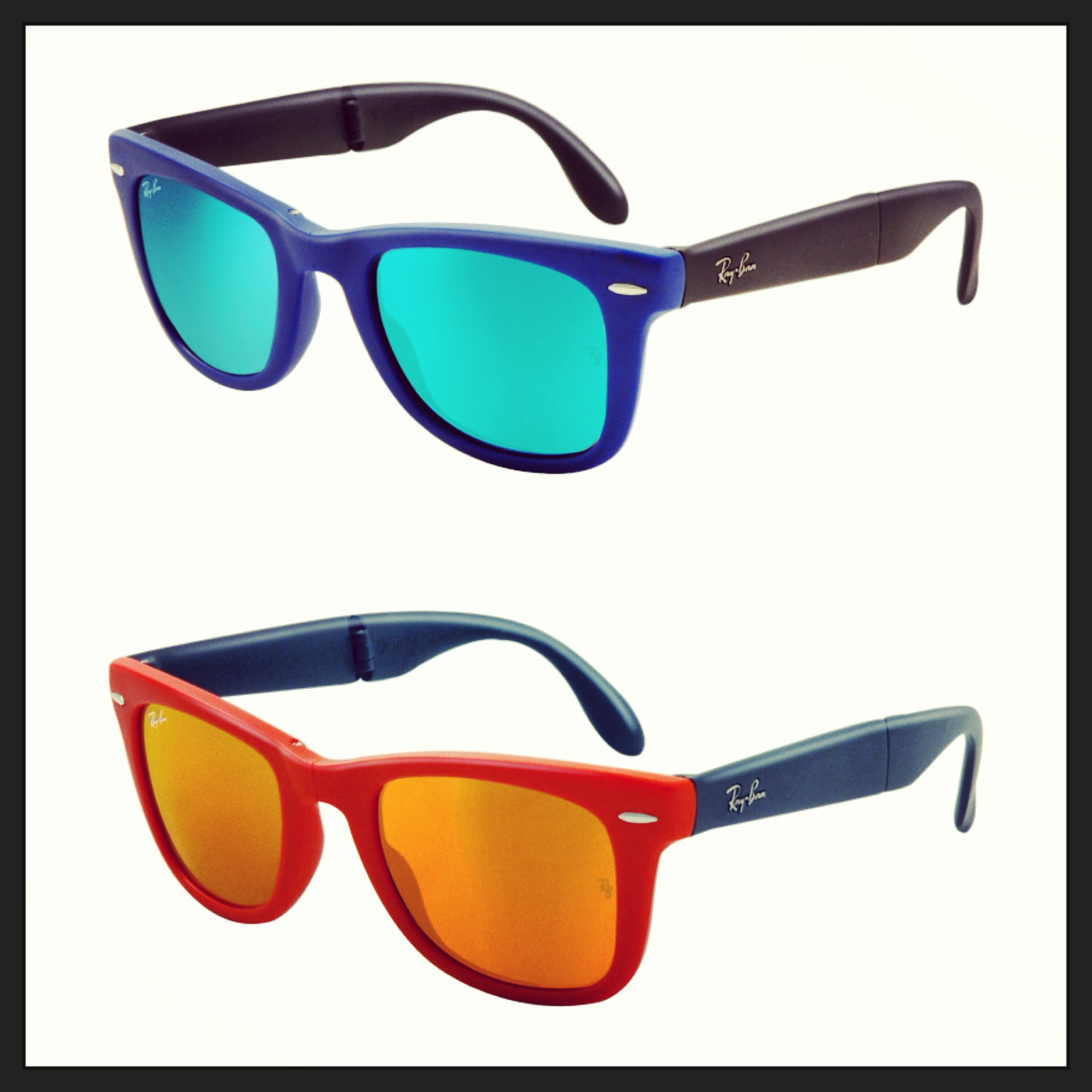 ray ban foldable glasses