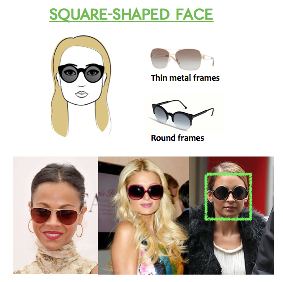 How To Choose Sunglasses for Square-Shaped Faces | Sunglasses and Style ...